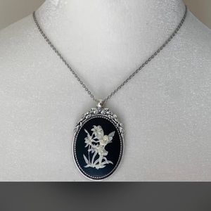 Fairy core grunge necklace nature fairy flowers